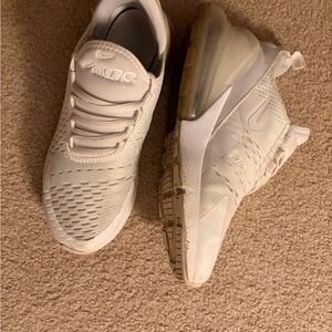 Nike Air Max 270 Cream Sneakers